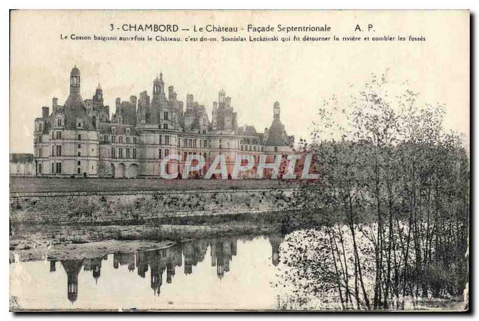CPA Chambord Le Chateau Facade septentrionale
