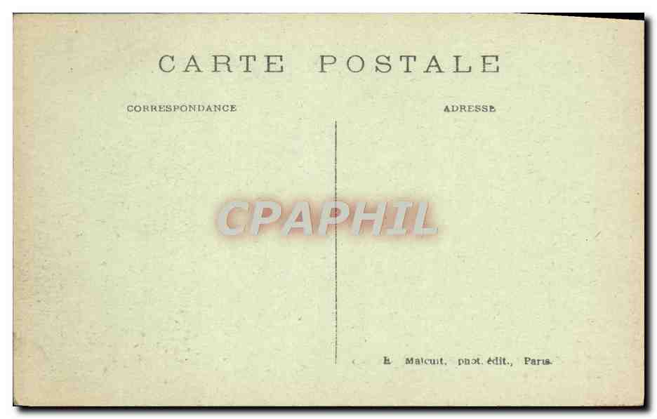 CPA Chateau de Dampierre La Chapelle — Back
