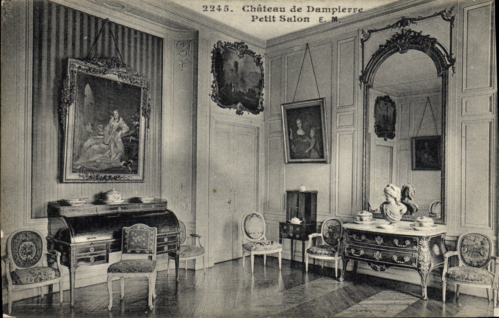 CPA Chateau de Dampierre Petit salon