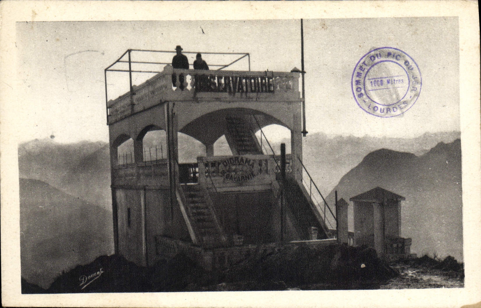 CPA Lourdes Observatoire du Pic du Jer