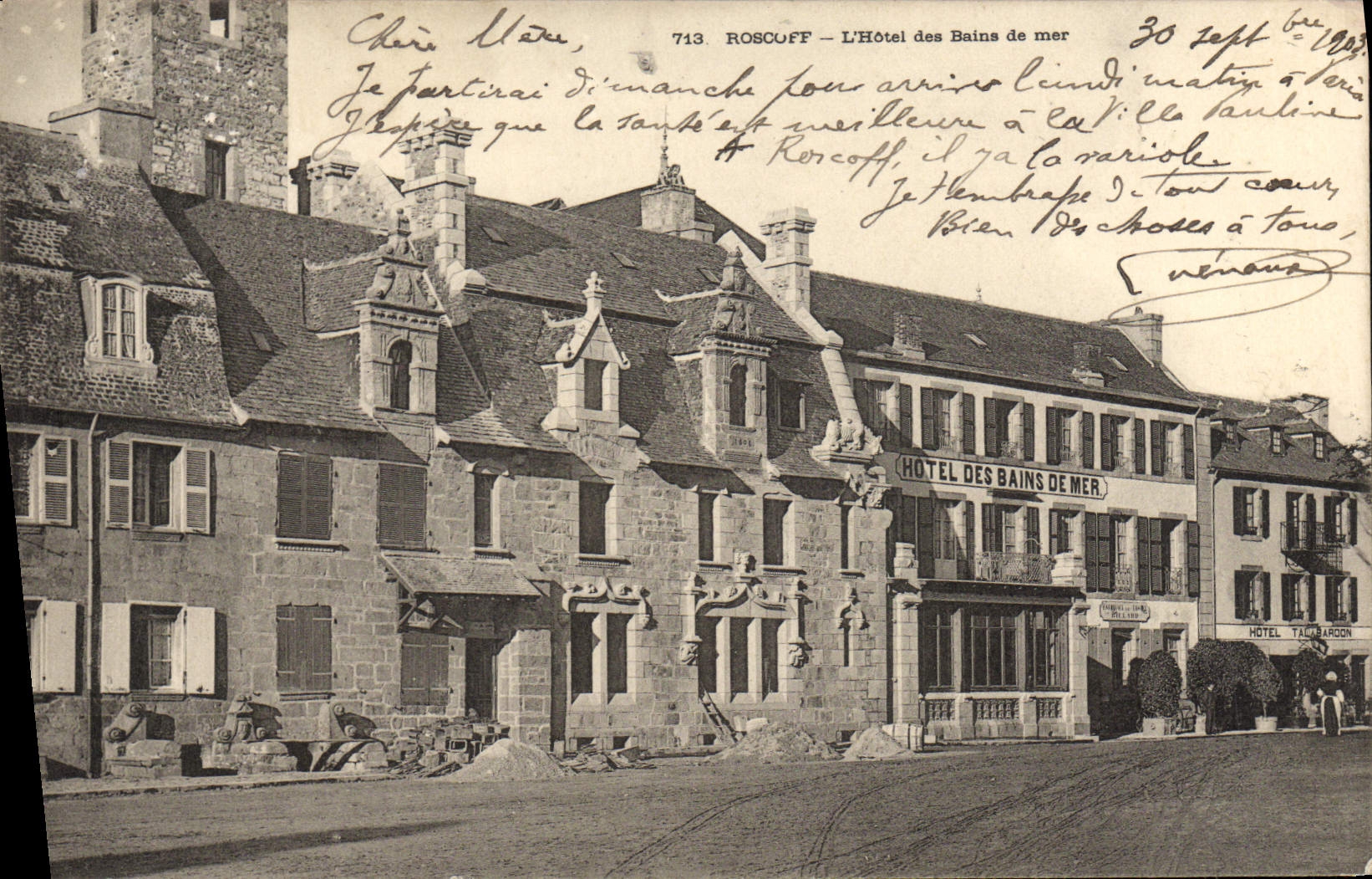 CPA Roscoff L'Hotel des Bains de Mer