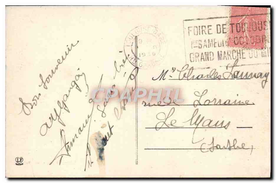CPA Toulouse Le Boulevard De Strasbourg Crisal palace — Verso