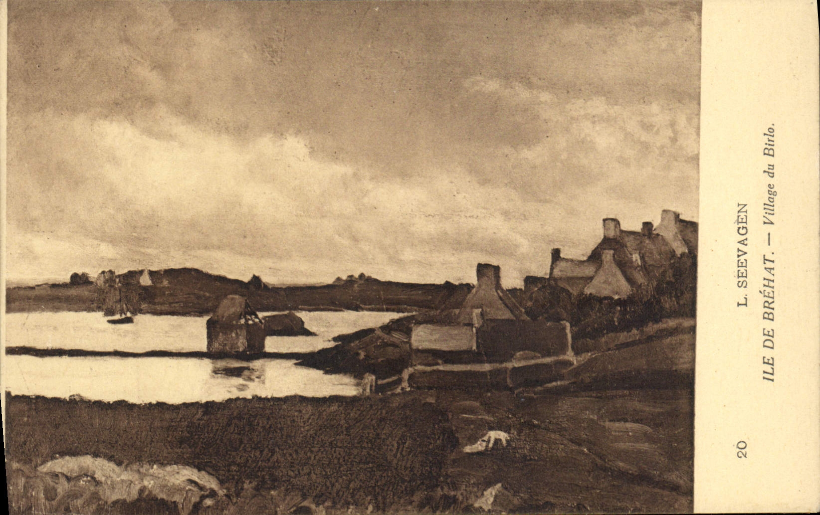 Insel Bréhat — Dorf Seevagen — L. Seevagen