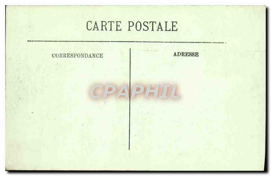 CPA Parame La Mer a L'assaut de la Digue — Rückseite