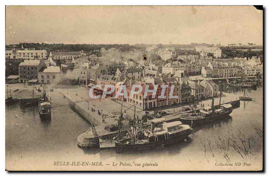 Belle-Île-en-Mer — Le Palais, vue générale — Collections ND Phot