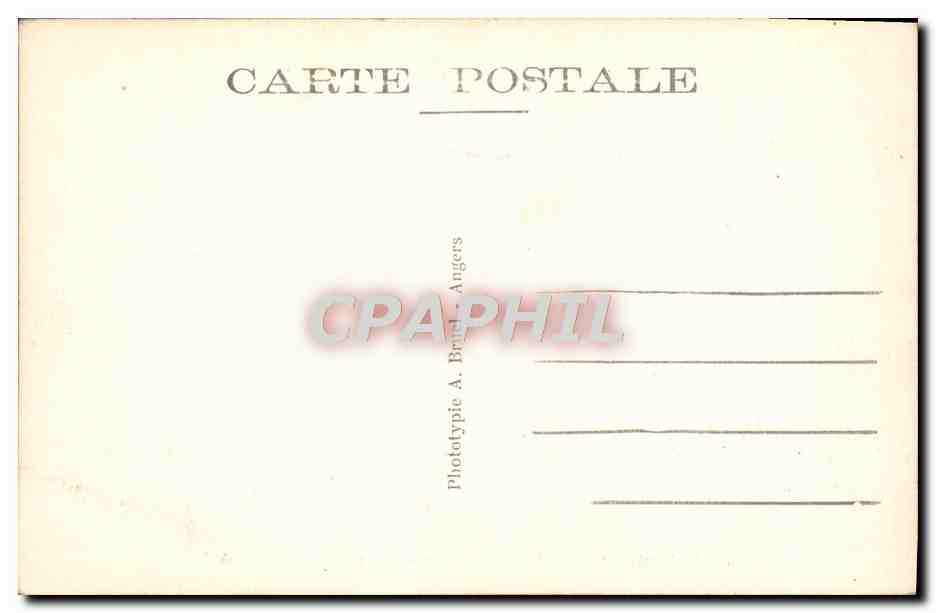 CPA Le Pouliguen La Peche aux crevettes et coquillages — Back