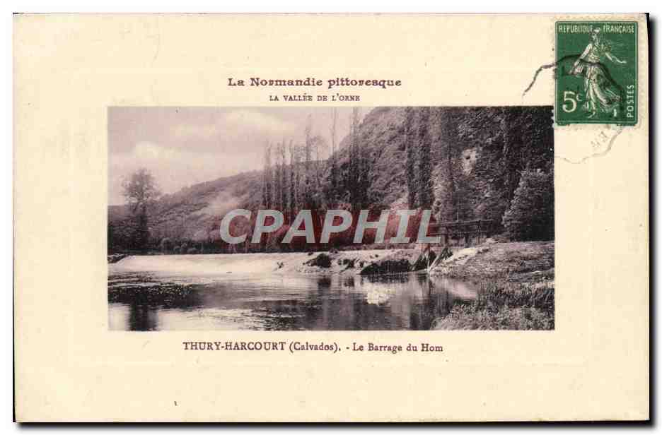 CPA Thury Harcourt Le Barrage du Hom Vallee de l'Orne