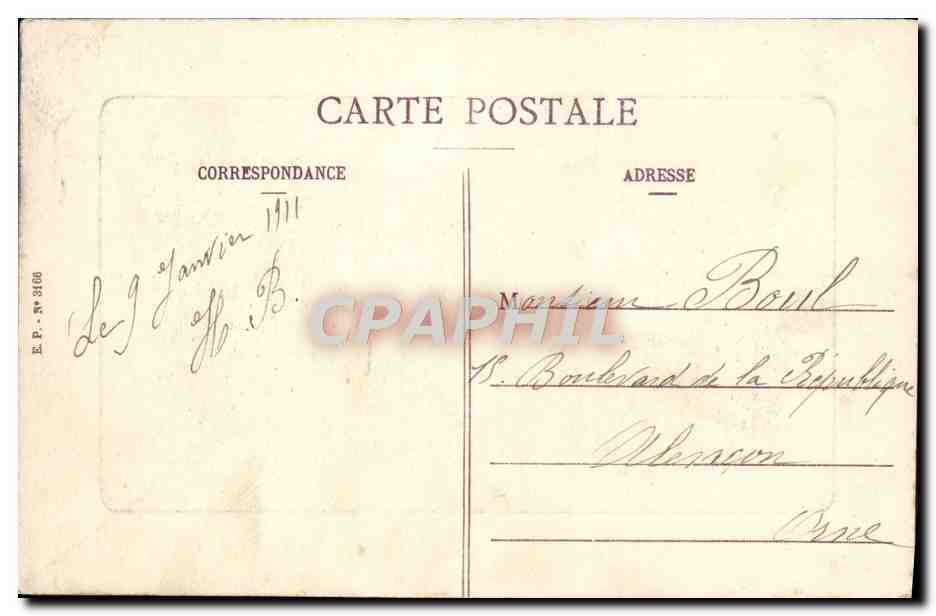 CPA Thury Harcourt Le Barrage du Hom Vallee de l'Orne — Rückseite