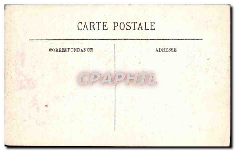 CPA Le Chateau Aile Louis XII Le Portail — Back