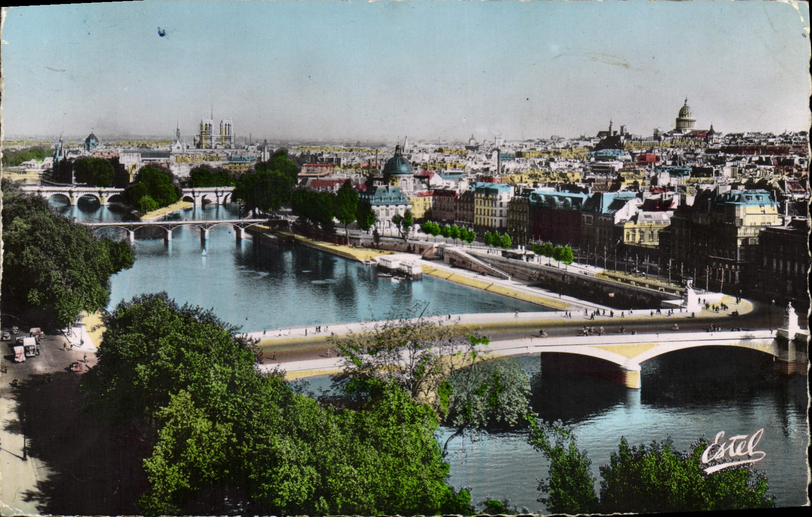 Paris — La Seine et les Sept Ponts — Étel