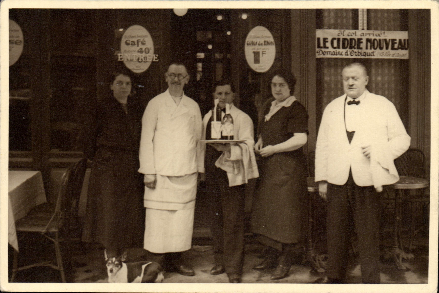 CPA Cafe Le cidre nouveau Alcool