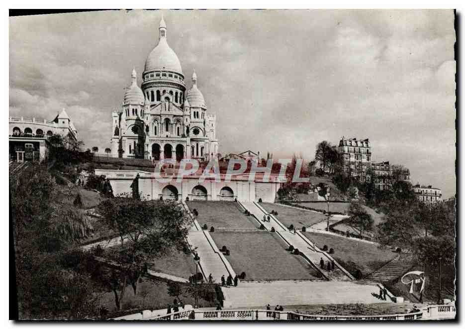 CPM Paris Basilique du Sacre Coeur Montmartre