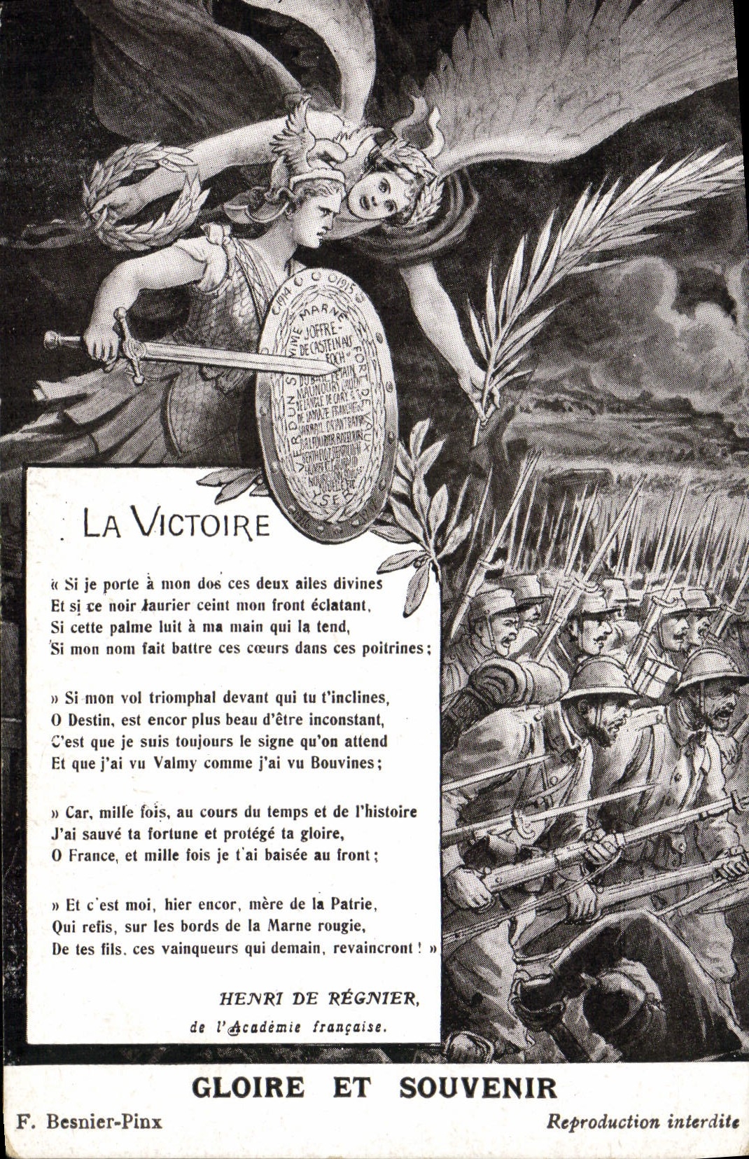 CPA Gloire et souvenir Militaria