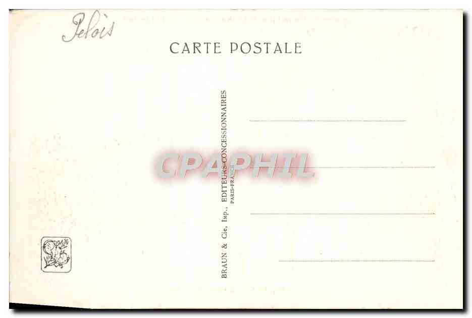 CPA Exposition Coloniale Internationale Paris 1931 Cameroun Togo Le pavillon de la chasse — Rückseite