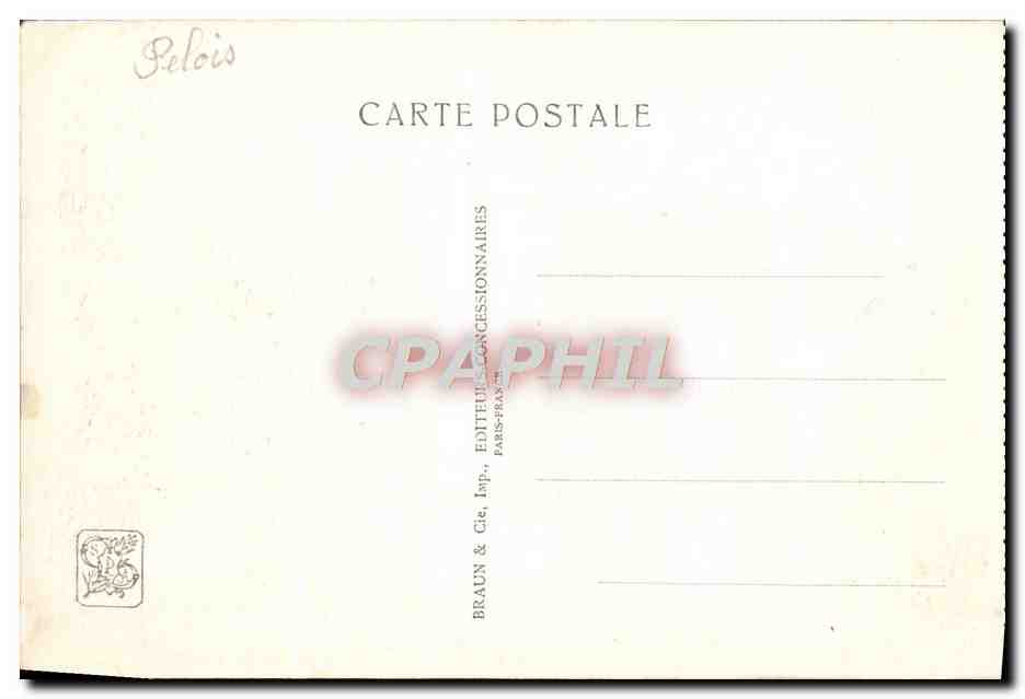 Reproducción de Mount Vernon - Casa de George Washington — Exposición Colonial Internacional, París 1931 — Sección de Estados Unidos — Reverso