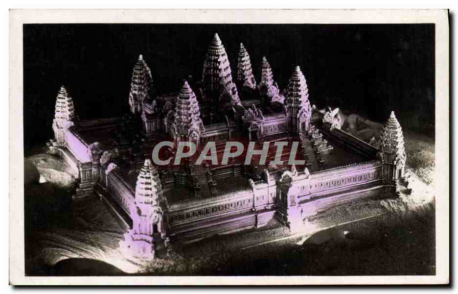 CPA Exposition Coloniale Internationale Paris Indochine Angkor Vat