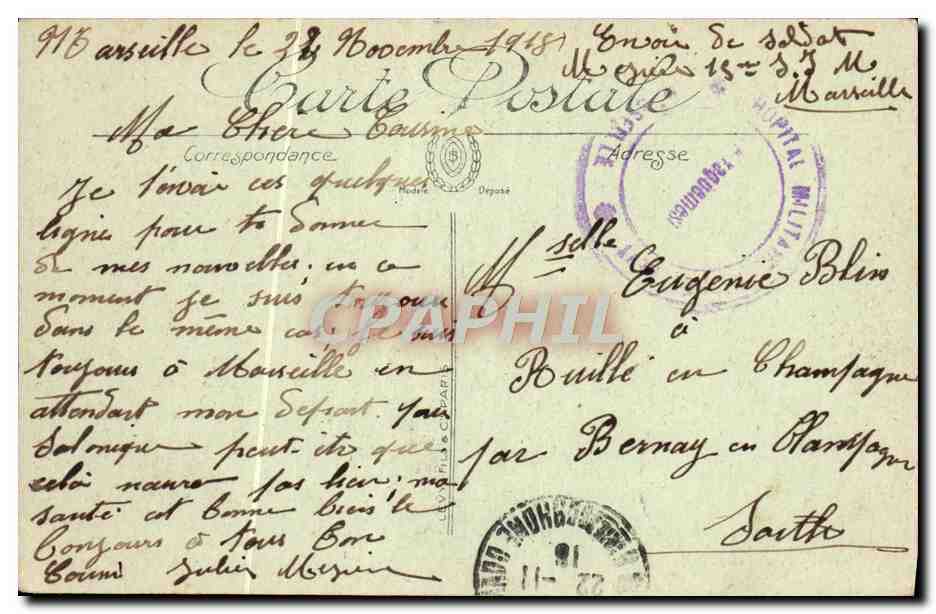 Marseille — Le Pont Transbordeur — LL 954 — Selecta — Reverso