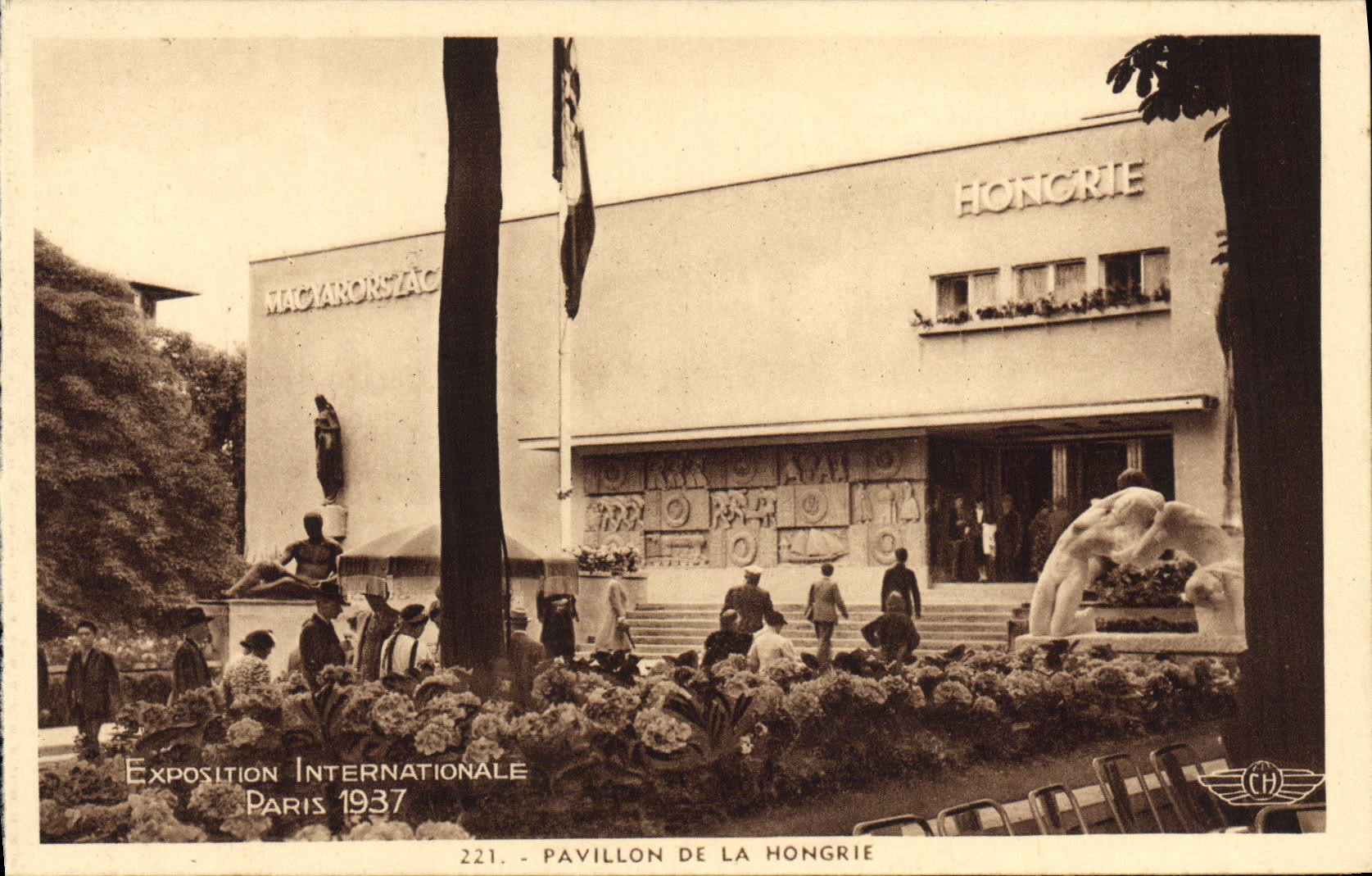 Pavillon de la Hongrie — Exposition Internationale Paris 1937 — H. Chipault, Boulogne-sur-Seine