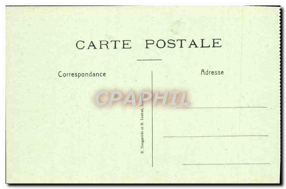 L'Ailette à Anizy — vue dévastée d'un paysage forestier — B. Nougardide et H. Leblat, Sépans — Rückseite