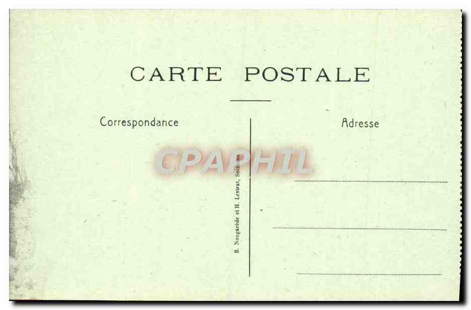 CPA L'Eglise D'Anizy Le Chateau Militaria — Rückseite