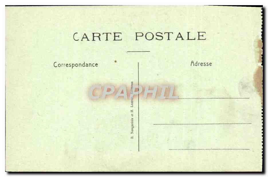 Anizy-le-Château — Rue de l'Hôtel-de-Ville — Nachkriegszerstörung — Rückseite