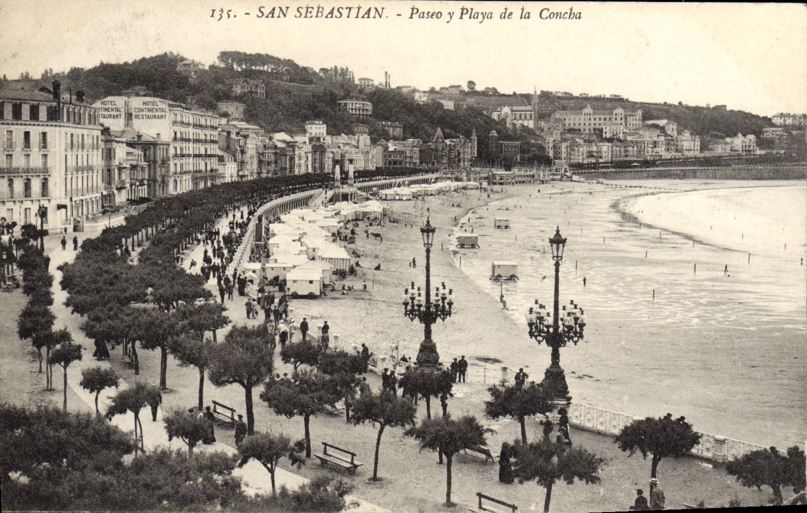 CPA San Sebastian Paseo Playa De La Concha