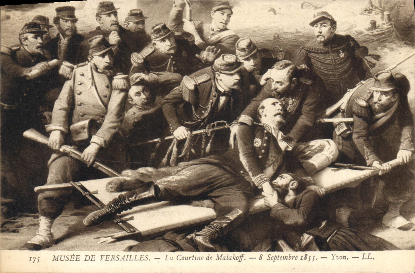 CPA Musee De Versailles La Courtine De Malakoff 8 septembre 1855 Yvon Militaria
