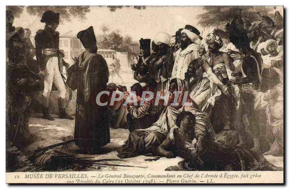 CPA Musee De Versailles Le General Bonaparte Egypte Napoleon