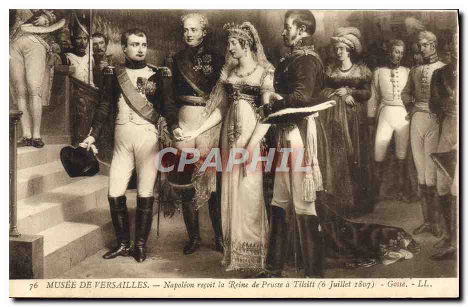 CPA Musee De Versailles Napoleon Recoit La Reine de Prusse a Tilsitt