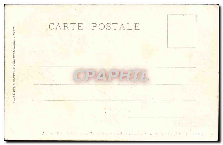 CPA Musee De Versailles Funerailles De Pasteur Ed Detaille — Back