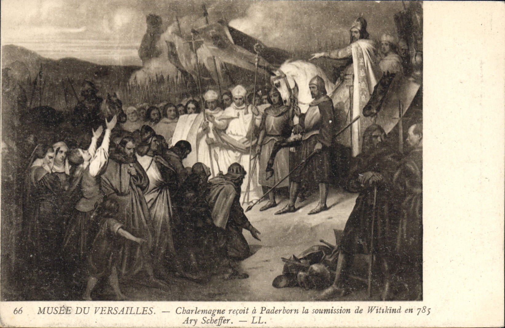 CPA Musee De Versailles Charlemagne Recoit a Paderborn la soumission de Witikind