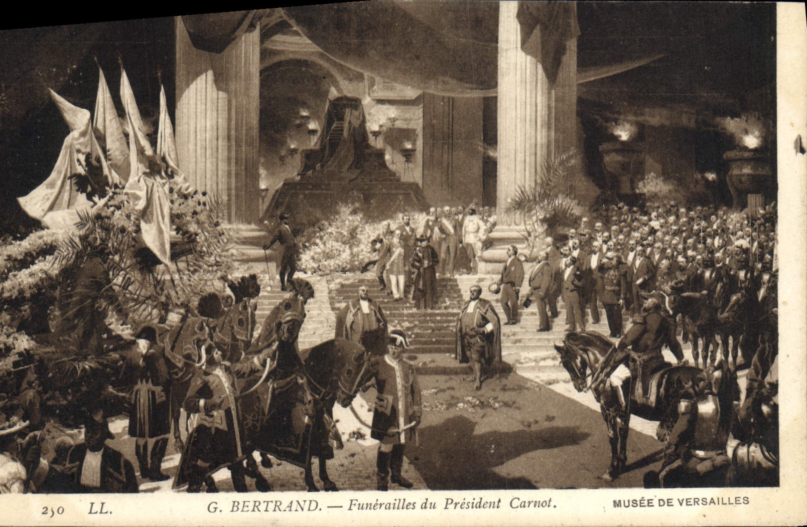 CPA Bertrand Musee De Versailles Funerailles du president Carnot