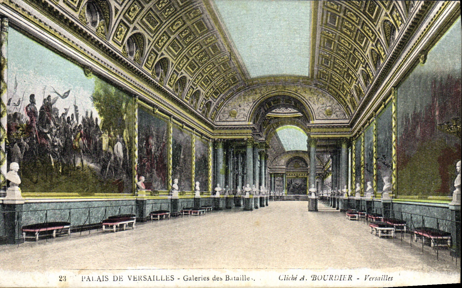 CPA Palais De Versailles Galeries Des Bataille