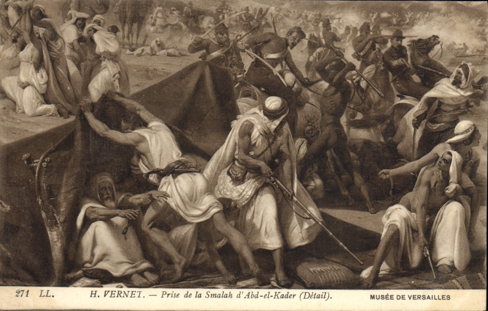 CPA Vernet Prise De La Smalah Musee De Versailles Abd Et Kader