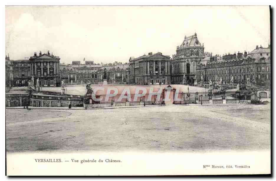 CPA Versailles Vue Generale Du Chateau