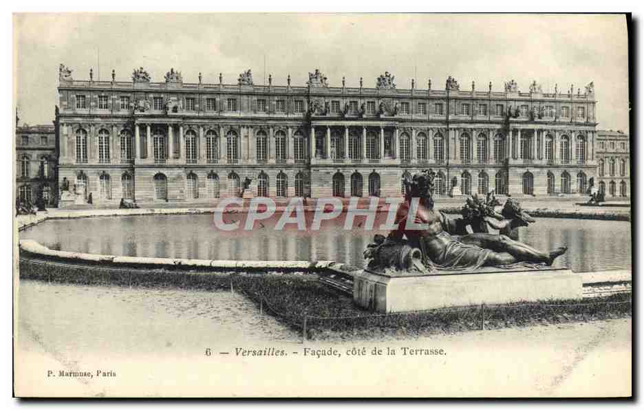 Versailles — Façade, côté de la Terrasse — P. Marmonse, Paris, n°6