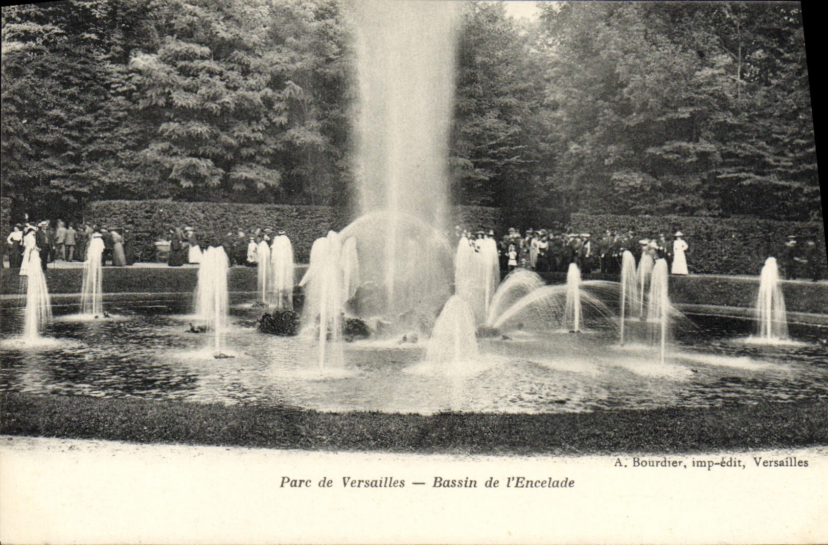CPA Parc De Versailles Bassin De I'Encelade