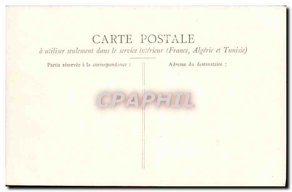 CPA Parc De Versailles Bassin De I'Encelade — Verso