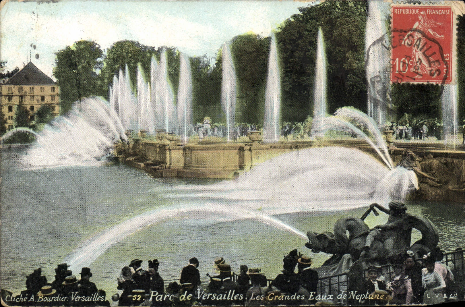 CPA Parc De Versailles Les Grandes Eaux De Neptune