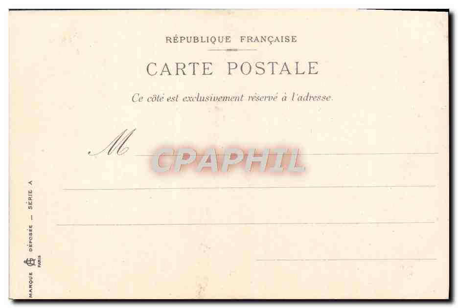 CPA Versailles Petit Brianon Le Moulin — Back
