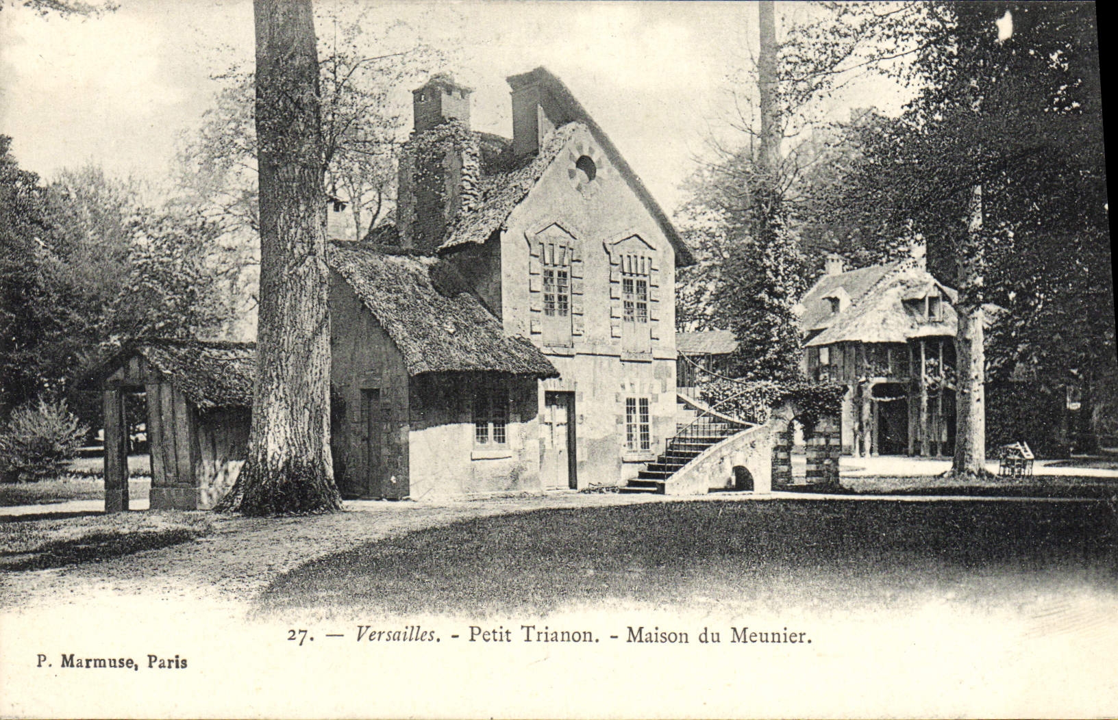 CPA Versailles Petit Trianon Maison Du Meunier