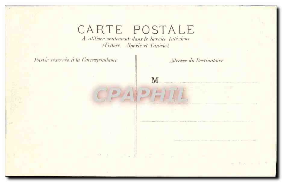 CPA Versailles Petit Trianon Maison Du Meunier — Verso