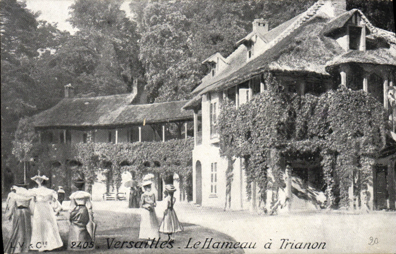 CPA Versailles Le Hameau A Trianon