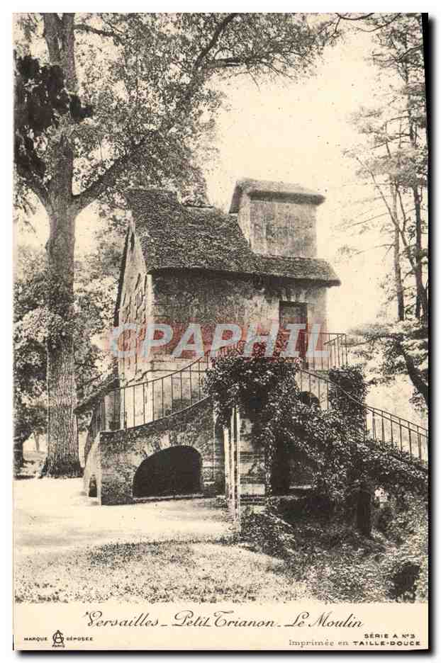 CPA Versailles Petit Trianon Le Moulin