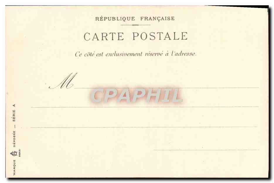 CPA Versailles Petit Trianon Le Moulin — Verso