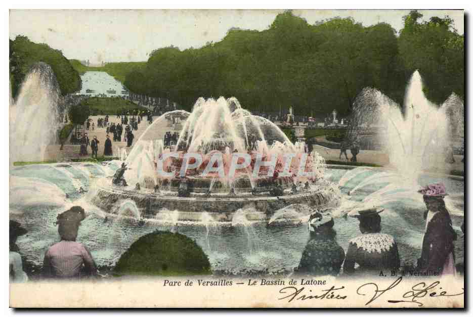 CPA Parc De Versailles Le Bassin De Latone