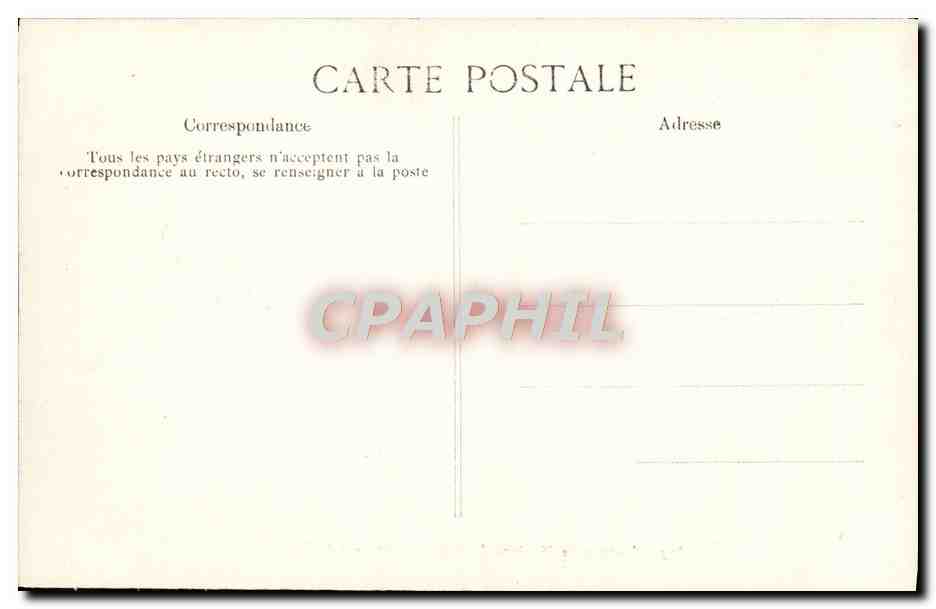 CPA Voiture Du Mariage De Napoleon 1er Avec Josephine — Rückseite