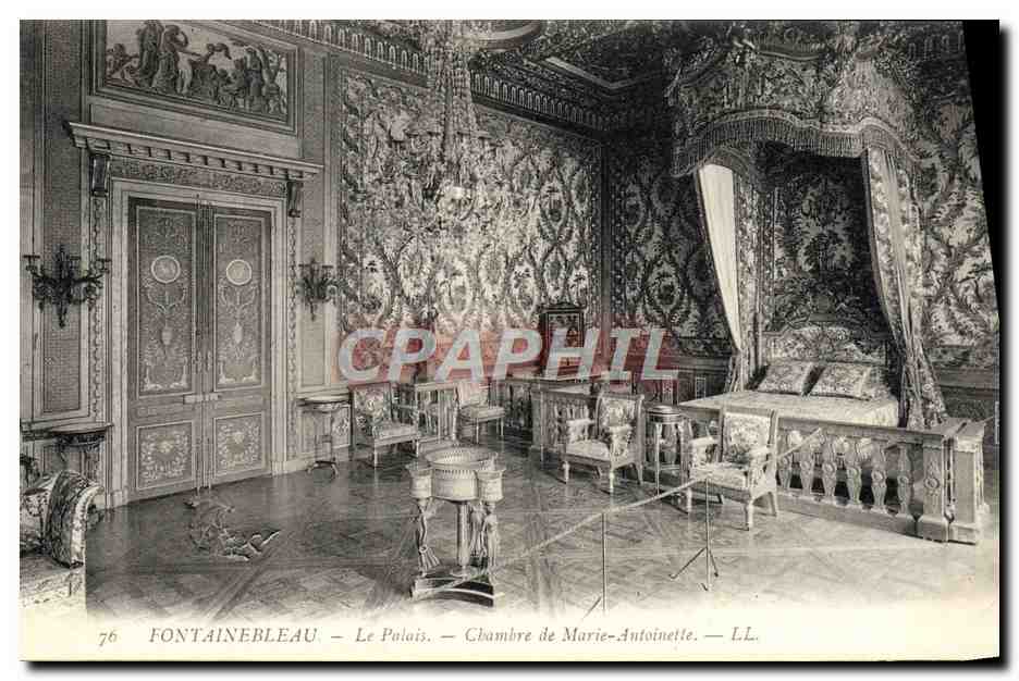 Fontainebleau — Le Palais — Chambre de Marie-Antoinette — LL. — n°76