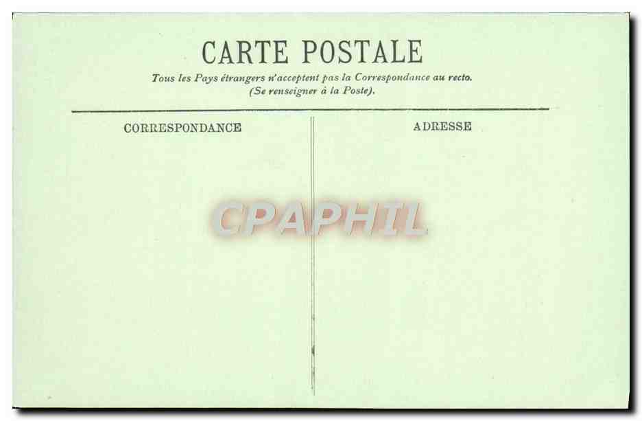 Fontainebleau — Das Schloss und der Parterre — LL. n°299 — Rückseite
