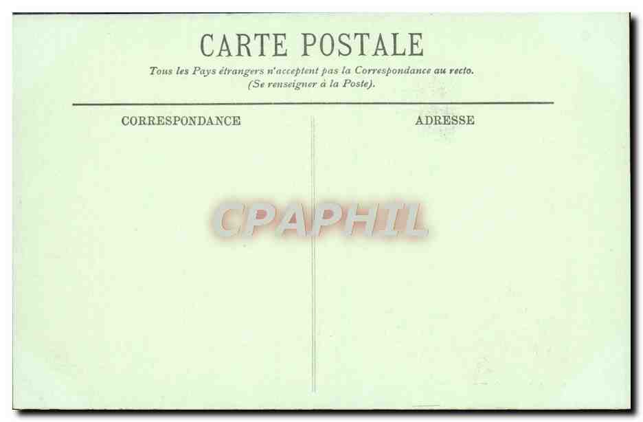 Fontainebleau — Le Château — Vue prise du Parterre — LL. — n° 308 — Reverso